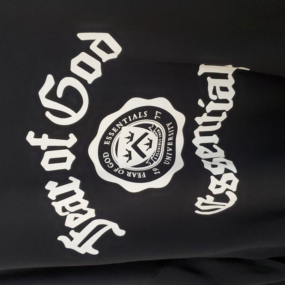 ESSENTIALS FEAR OF GOD Hoodie (sz L) - Picture 2 of 8